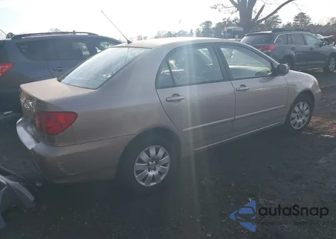 2003 Toyota Corolla Le z USA, uszkodzony, nr VIN 2T1BR32E83C065343